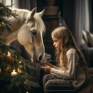 Weihnachten mit Pony